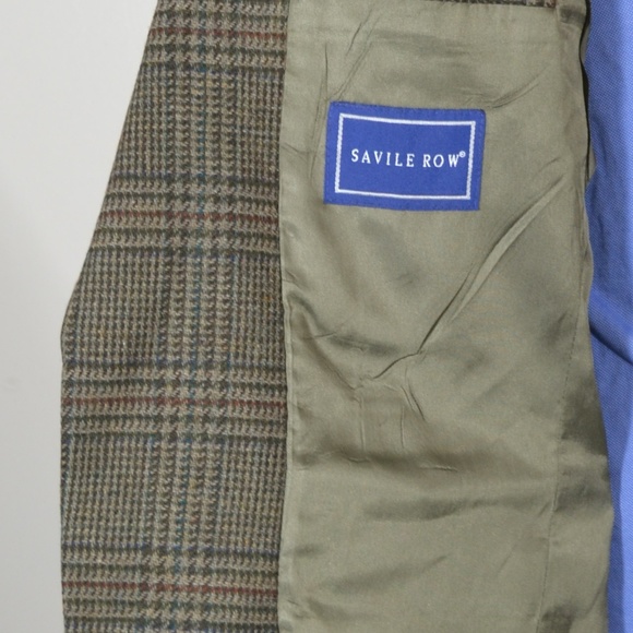 Savile Row 39R Sport Coat Blazer Suit Jacket Gray - Picture 6 of 8